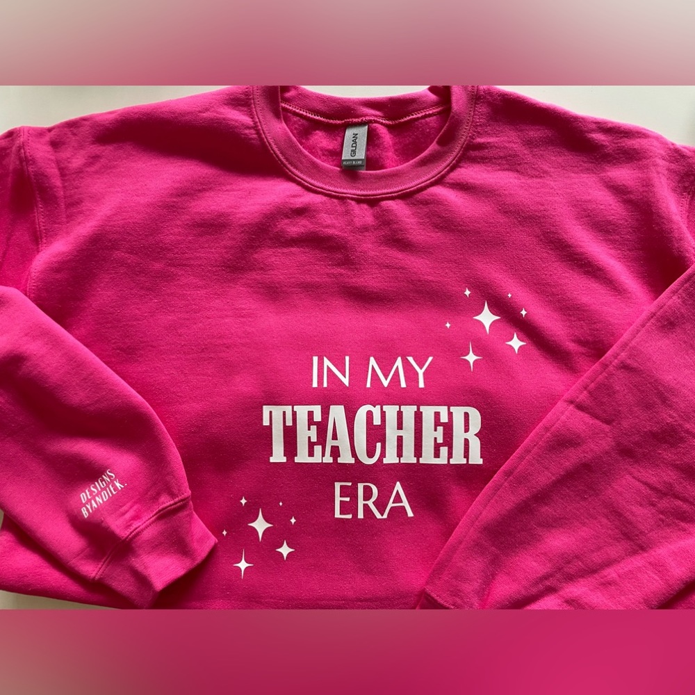 IN MY TEACHER ERA crewneck sweatshirt